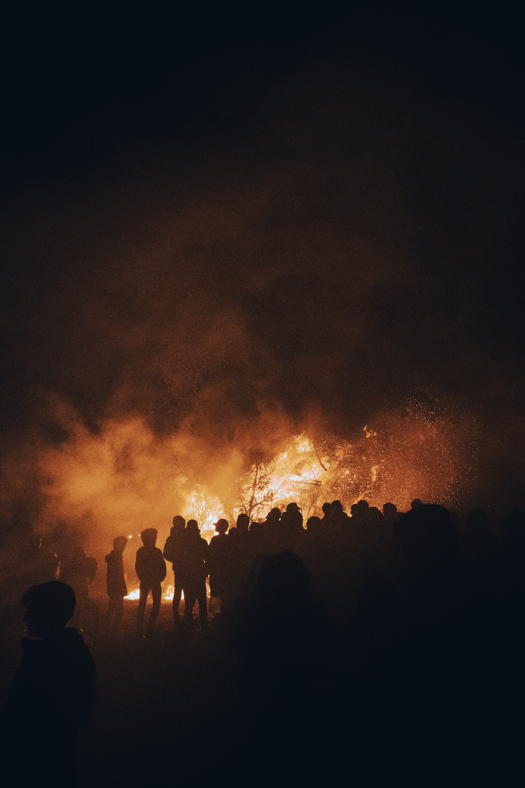 Burning the treas — Sweden. Photograph by Karl Evans.