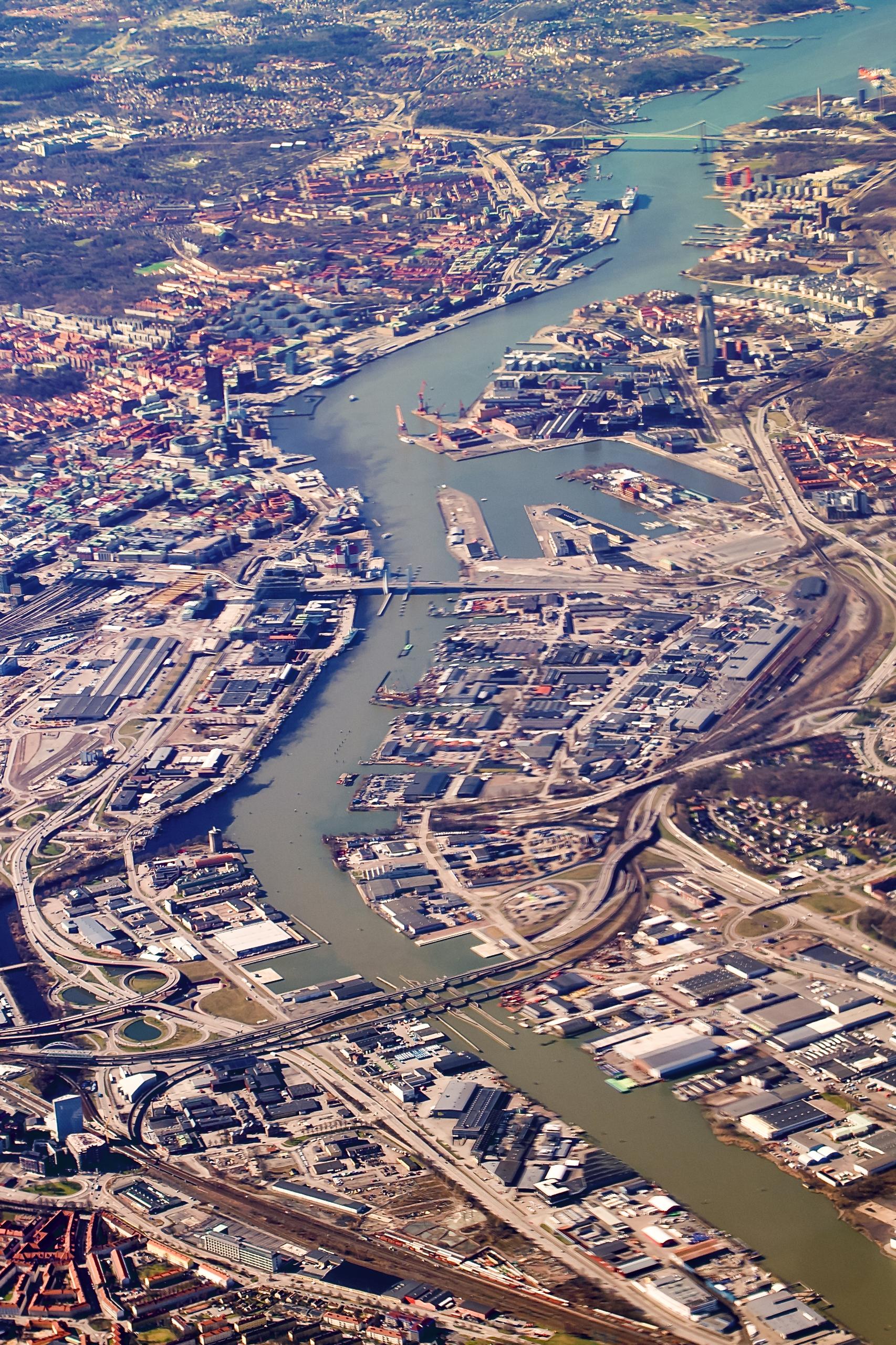 Over Göteborg — Sweden. Photograph by Karl Evans.