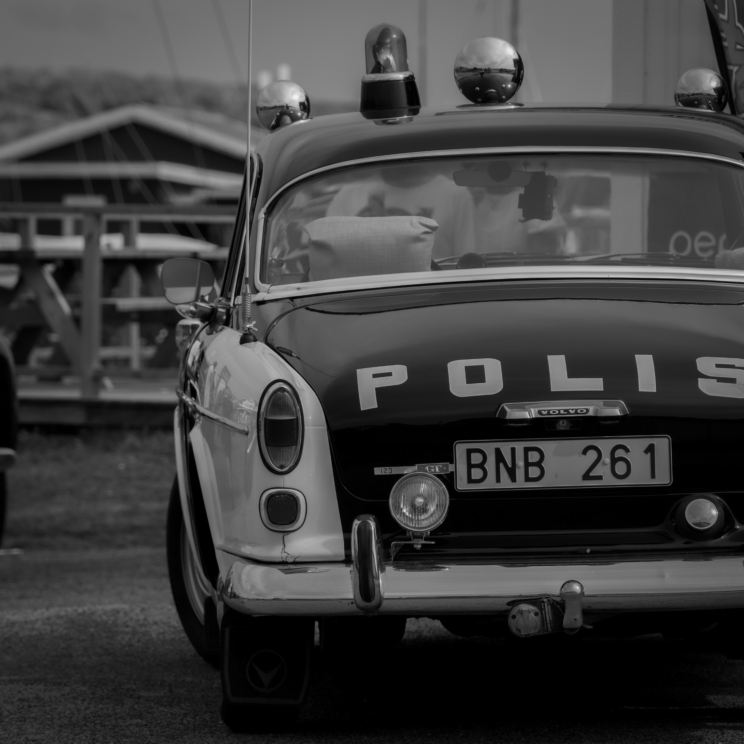 Old Police car in Sweden